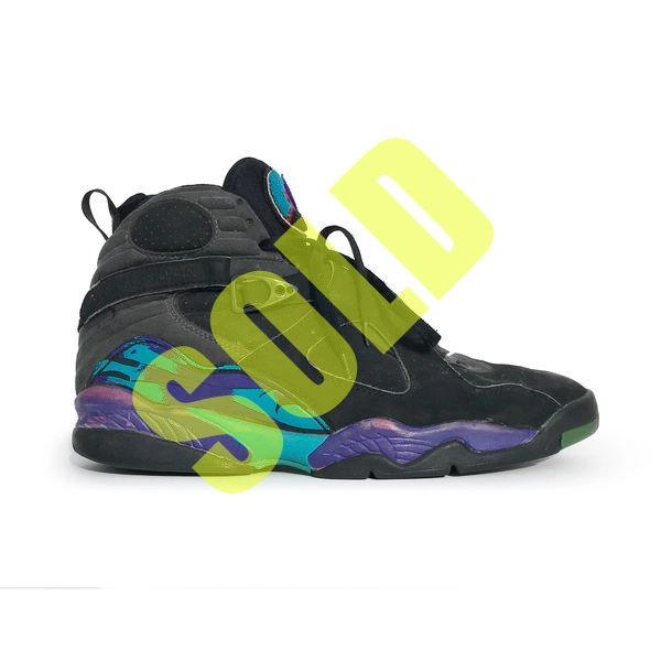 Jordan 8 black purple clearance green