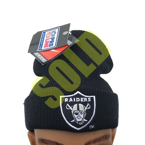 Nike Pro Line Authentic Oakland Raiders Stocking Cap Beanie NEW