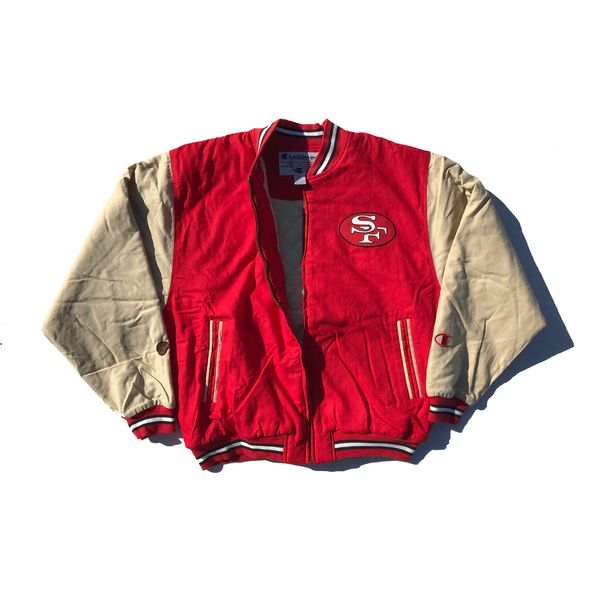 San Francisco 49ers Champion Quilted Poly-fill Jacket | Doctor Funk's ...