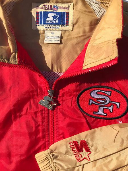 Starter San Francisco 49ers Renegade Nylon Pullover Windbreaker