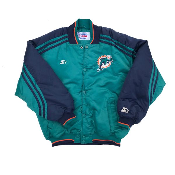 Miami Dolphins Pro Line Starter Pullover (XL) – Retro Windbreakers