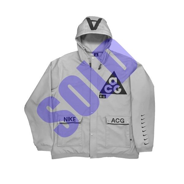 1/1 Nike ACG Fleece-Backed All Over Logo Jacket Size XXL