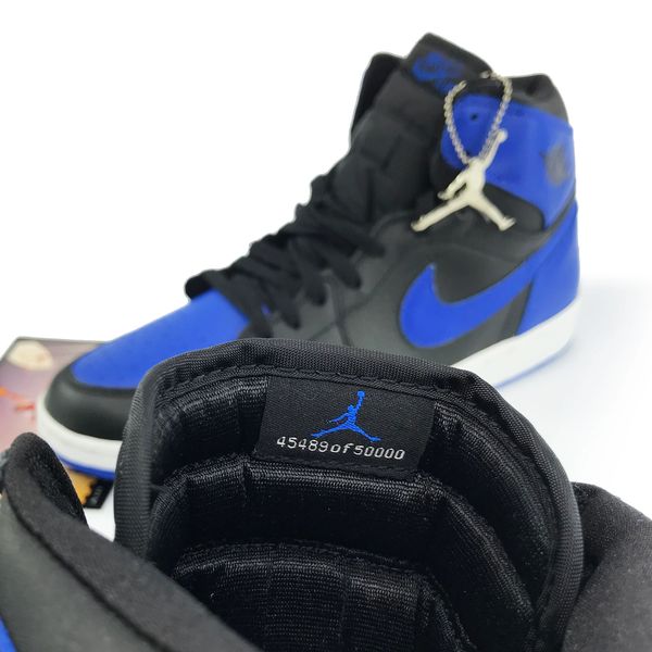 Nike Air Jordan 1 Black / Royal Blue 2001 Retro NEW Size 11