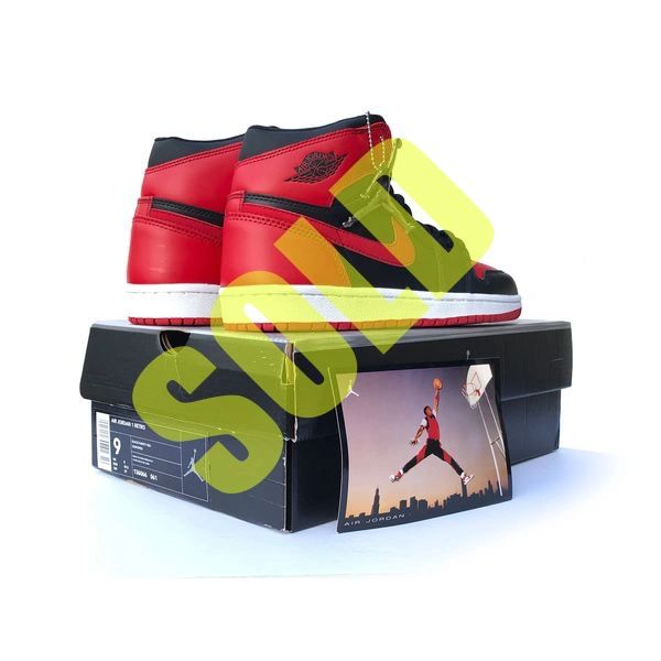 Nike Air Jordan 1 BRED Black/Red 2001 Retro NEW Size 9 | Doctor Funk's ...