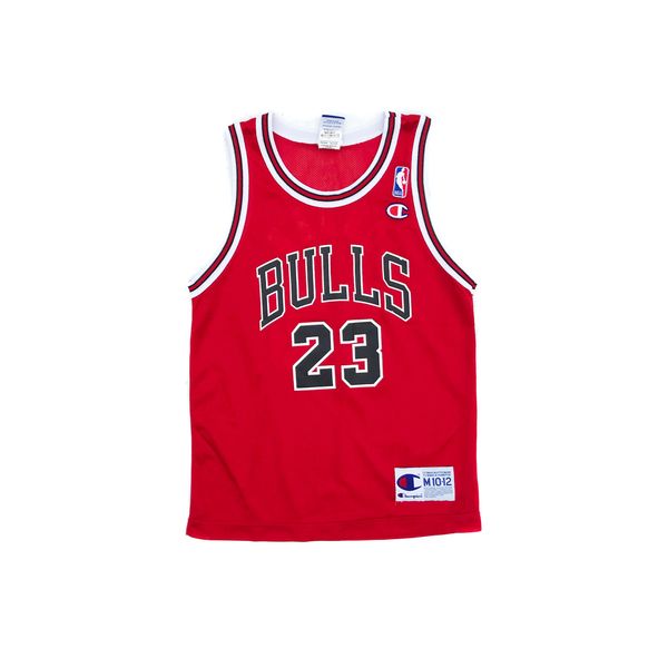 Chicago Bulls Michael Jordan Champion Black Jersey Youth Large