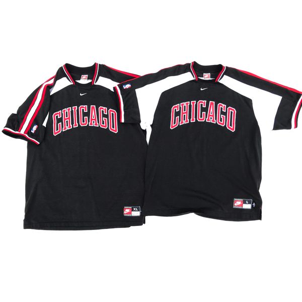 Chicago Bulls Nike Authentic Warm-up Shirt Jordan XII Size L