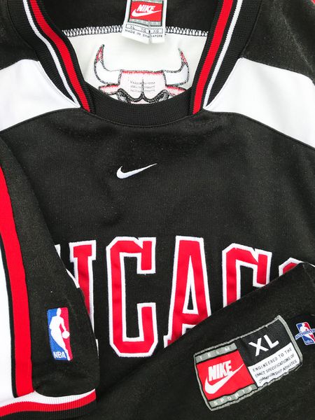 Vintage Nike NBA Chicago Bulls Warm Up Shooting Shirt Jacket Size