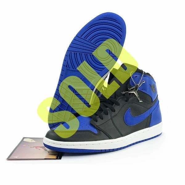 2001 Vintage Nike Air Jordan 1 Retro Black/Royal Blue..Rare size 14 -  clothing & accessories - by owner - apparel sale