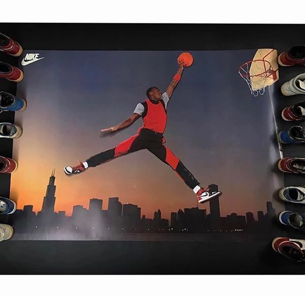 Nike Air Jordan 1 Original 1985 Oversized Double Sided Store Display ...