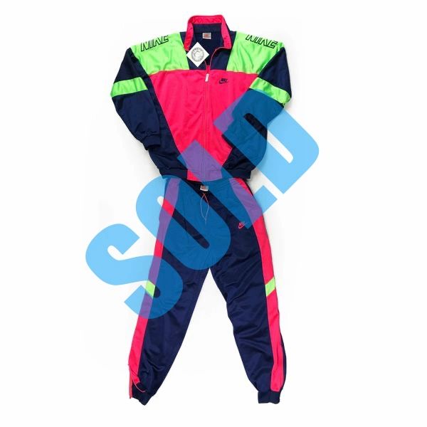 nike neon track pants