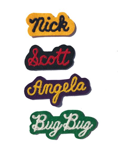 Custom name patches for brand