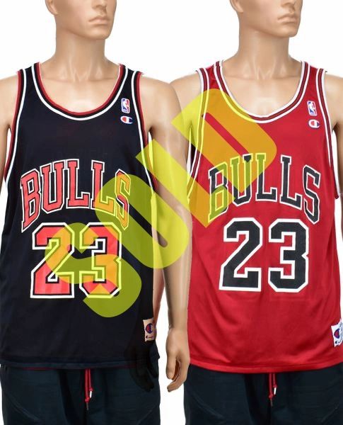 RARE Vtg NBA Reversible Champion Jersey 44 Michael Jordan 