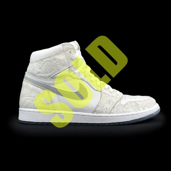 Nike Air Jordan 1 Retro 30th Anniversary Laser SAMPLE Size 14 Doctor Funk s Gallery Classic Street Sportswear