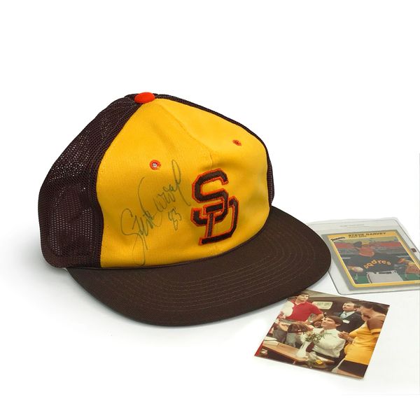 San Diego Padres Trucker Hat Signed by Steve Garvey  Doctor Funk's  Gallery: Classic Street & Sportswear