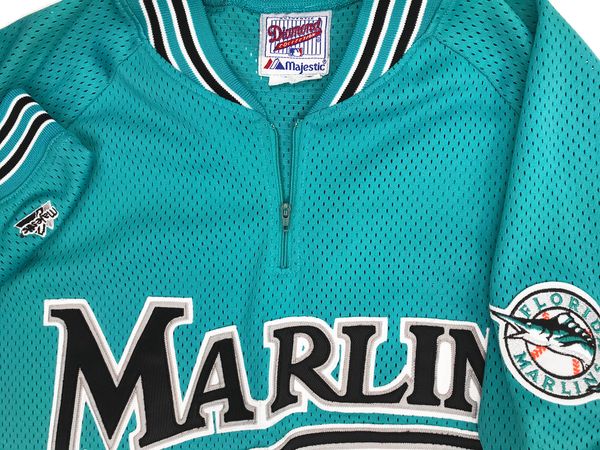 Florida Marlins Authentic Sewn Majestic Jersey Size XL