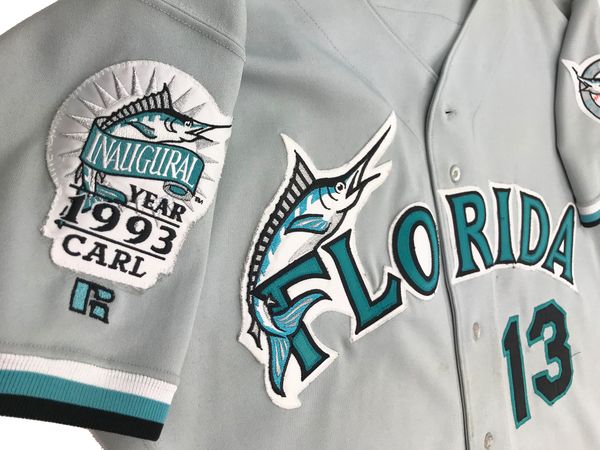 Florida Marlins Authentic Game Worn 1993 Inaugural Jersey