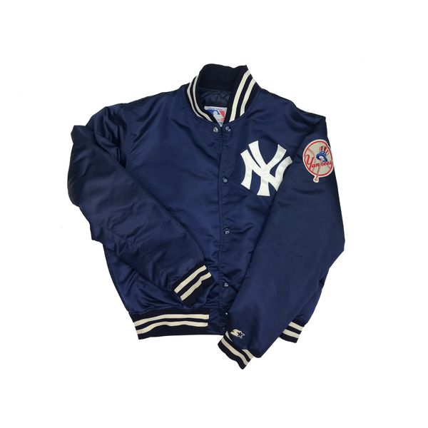 New York Yankees: 1990's Coach's Dugout Starter Bomber Jacket (L