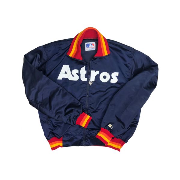 Houston Astros MLB Ready 2 Reign Baseball Jacket - Growkoc