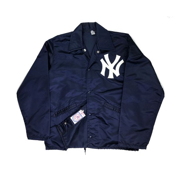 NEW YORK YANKEES COACH JACKET NAVY – NRML