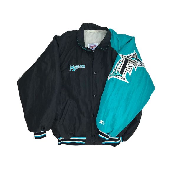 Miami Marlins Combo 1993 Bomber Jacket + Jogger + Cap - BTF Store