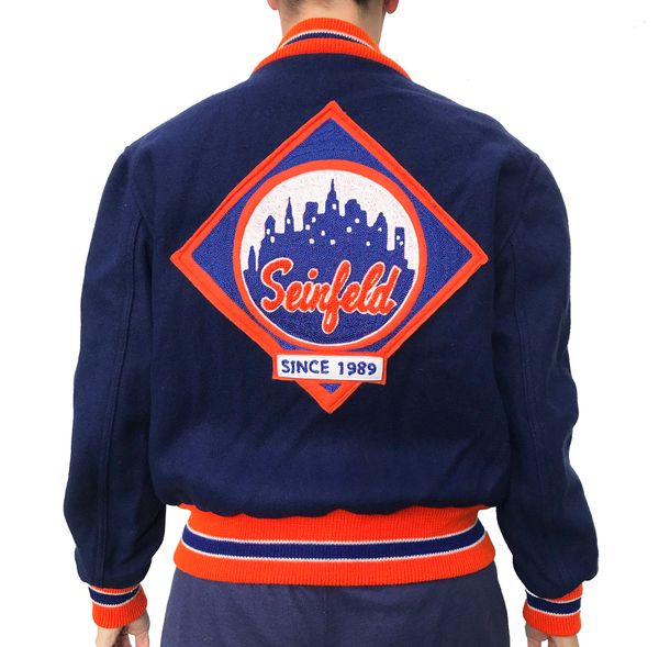 MLB New York Mets Blue Orange Varsity Jacket - Maker of Jacket