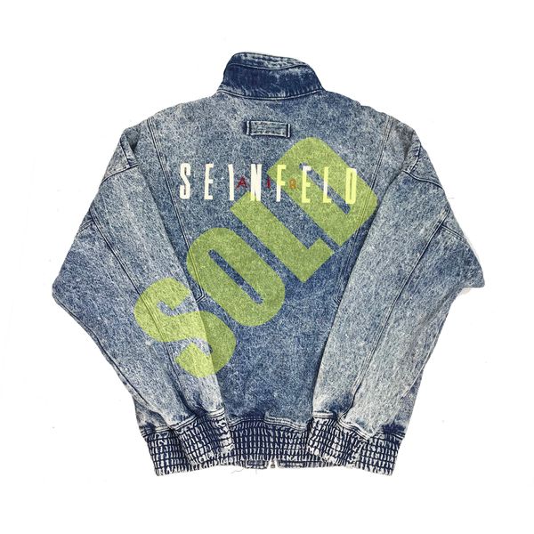 1 1 Seinfeld Nike Sample Acid Wash Denim Air Seinfeld Jacket Doctor Funk s Gallery Classic Street Sportswear