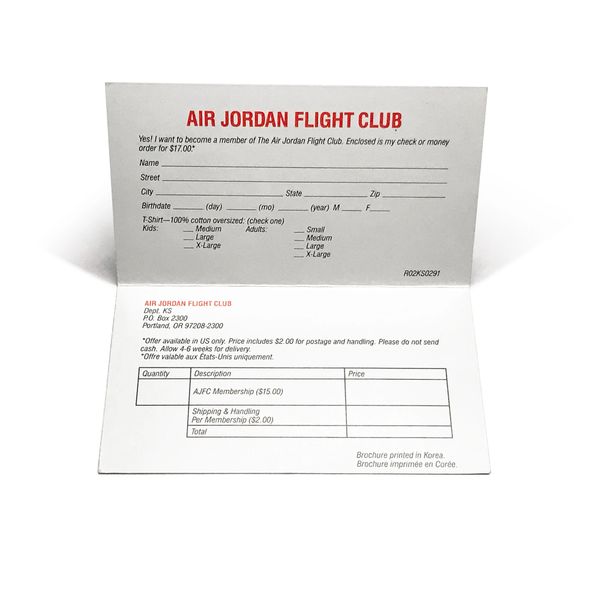 Fake flight store club receipt