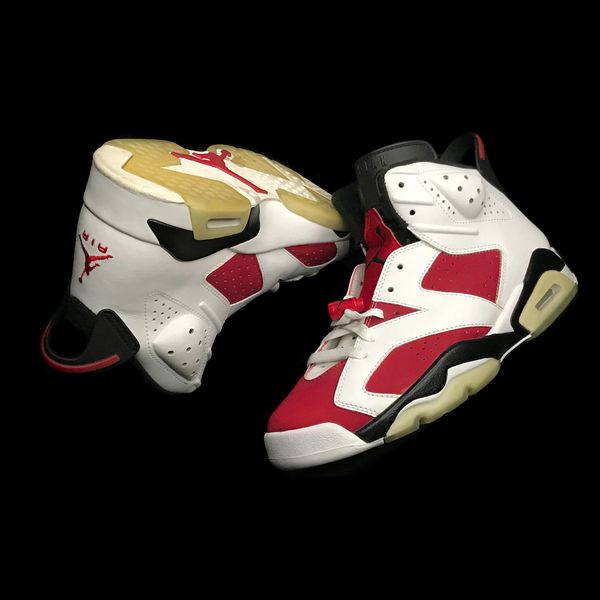 Nike Air Jordan VI Retro Carmine Rare SAMPLE Size Mens 7