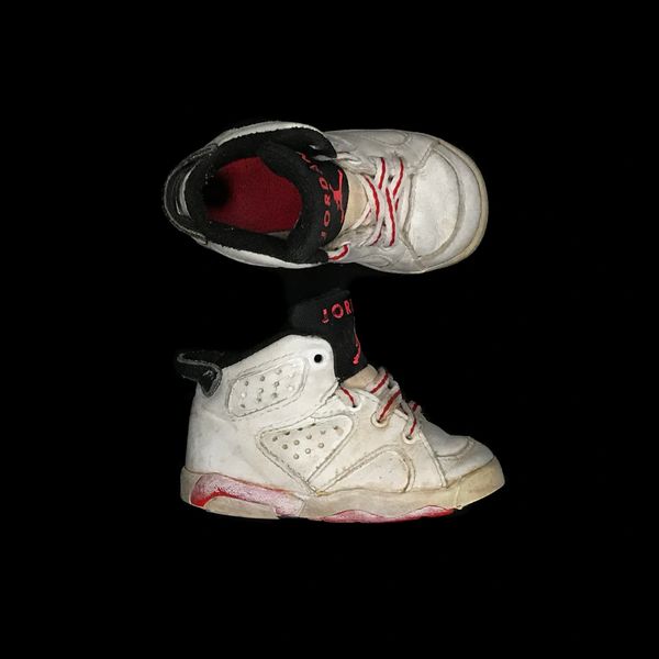 Nike Air Jordan VI 1991 Original Infrared Baby Toddler Shoes