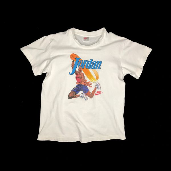 Nike Air Jordan VI 1991 Original Super Michael Cartoon Poster T-Shirt