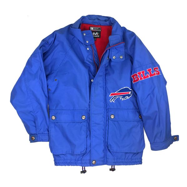 Buffalo Bills 90's Fleece Lined Heavyweight Mirage Parka Size Large ...