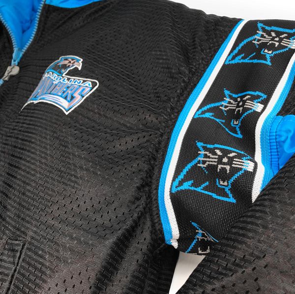 Carolina Panthers CUSTOM Puffer Down Jacket -  Worldwide  Shipping