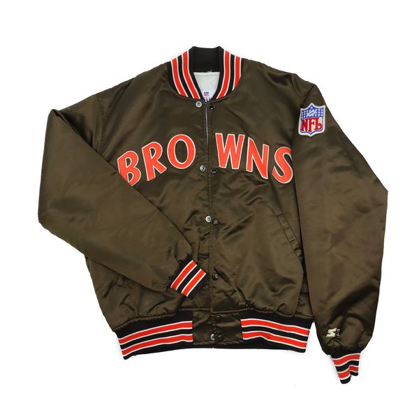 Cleveland Browns 90's Authentic Starter Coaches Jacket Size Large