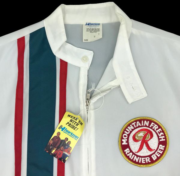 Rainier Beer Original Windbreaker Racing Jacket New w/ Tags Doctor Funk's Gallery Classic