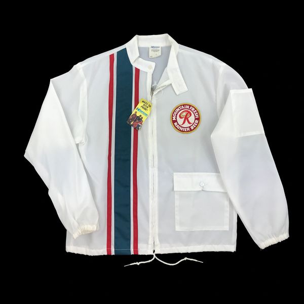 Rainier Beer Original Windbreaker Racing Jacket New w/ Tags Doctor Funk's Gallery Classic
