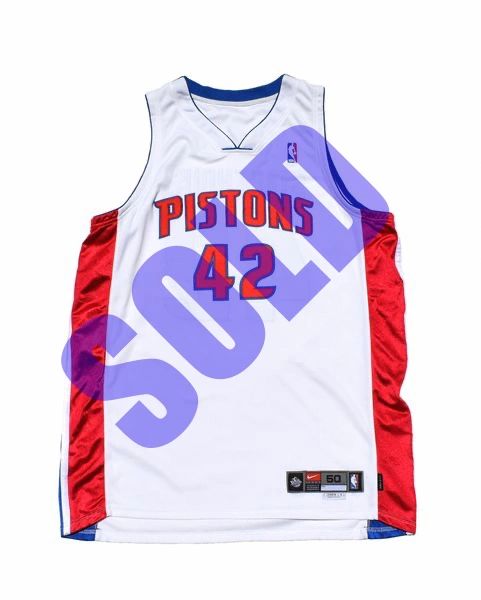 Detroit Pistons 2001-02 Nike Authentic Pro-Cut Jerry Stackhouse Game Jersey