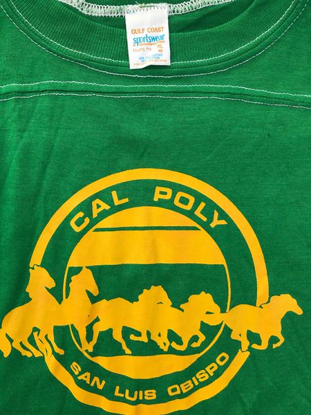 Cal Poly San Luis Obispo 50/50 Football Jersey T-Shirt USA 70's XL ...