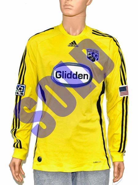 Adidas Columbus Crew L/S SAMPLE Soccer Jersey NEW