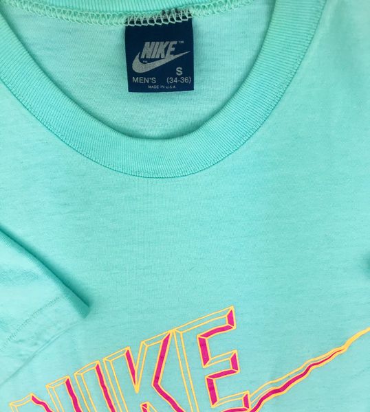 Nike Blue Tag Original 80s Big Logo T-Shirt | Doctor Funk's Gallery ...