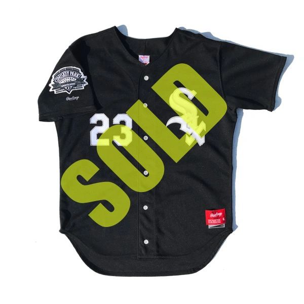 jordan year white sox jersey