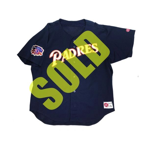 San Diego Padres Rawlings Jersey Jackie Robinson 50th Patch