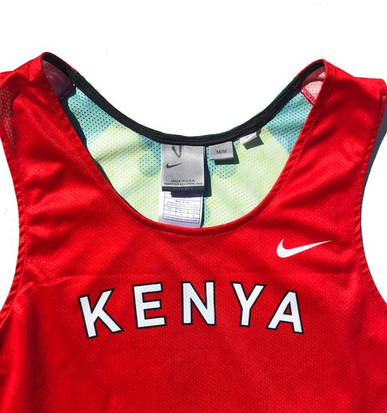 Nike Kenya Olympics Lightweight Athlete Tank Made in USA Doctor Funk