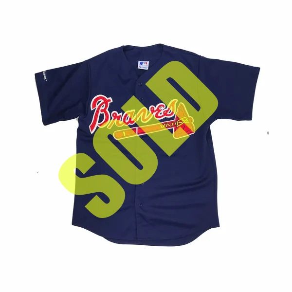 Atlanta Braves Authentic Majestic Jersey Size Large  Doctor Funk's  Gallery: Classic Street & Sportswear