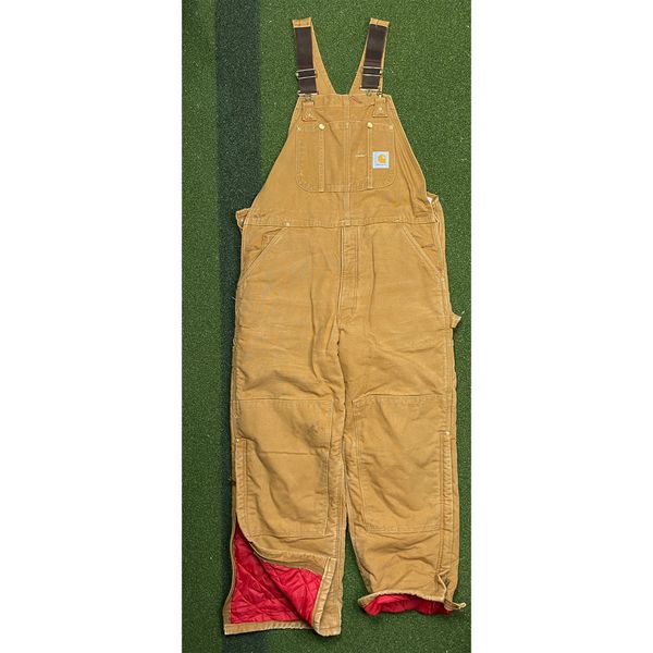 Carhartt bibs lined red - Gem