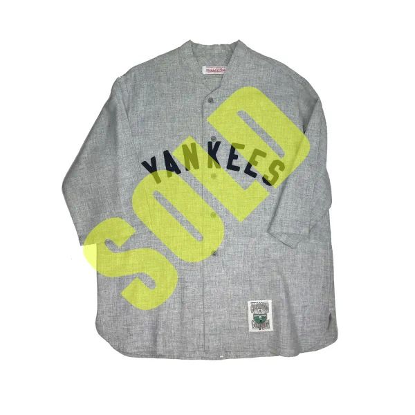 Babe Ruth New York Yankees Mitchell Ness Classic Iconic Gray MLB Jersey