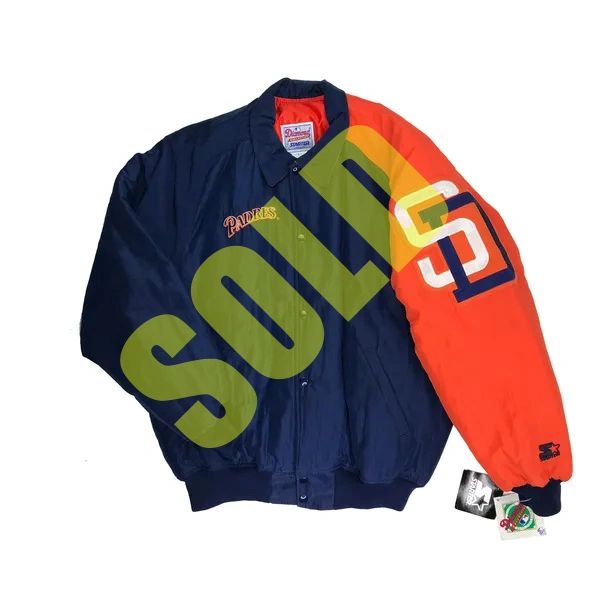 STARTER San Diego Padres Blown Up Logo Jacket LS250561 SDP - Karmaloop