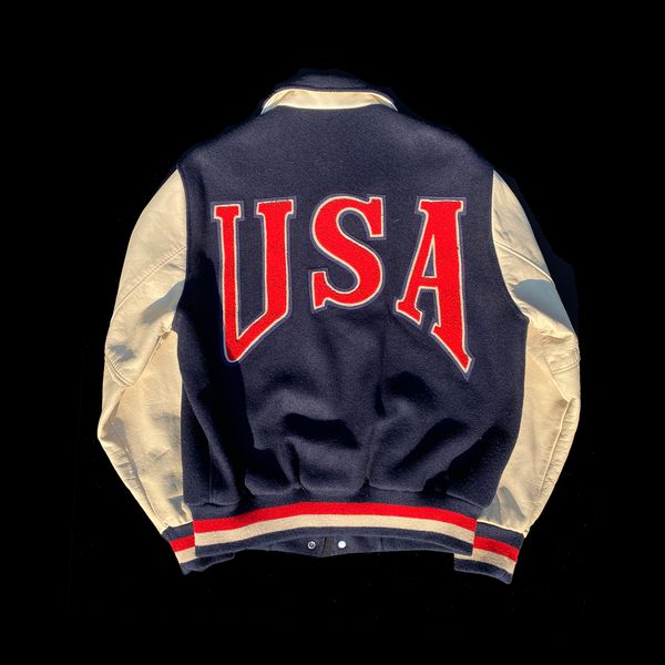 Nike USA Soccer 90s Authentic Letterman Jacket