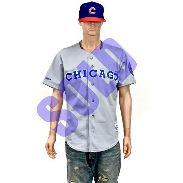 Chicago Cubs Authentic 1990 Rawlings Game Jersey