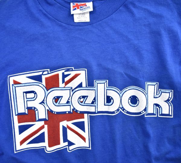 80s Original Reebok Flag Spell Out Logo T-Shirt | Doctor Funk's Gallery ...