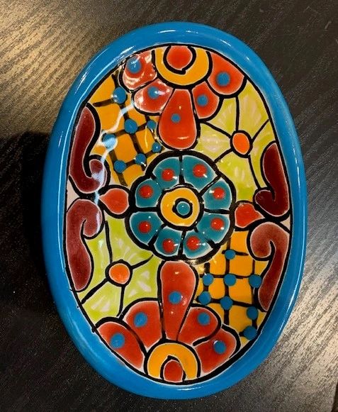 Authentic Hand-Painted Talavera Liquid Soap Dispenser